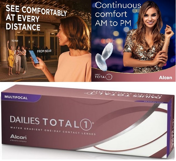 Dailies Total 1 Multifocal - See Comfortably At Any Distance